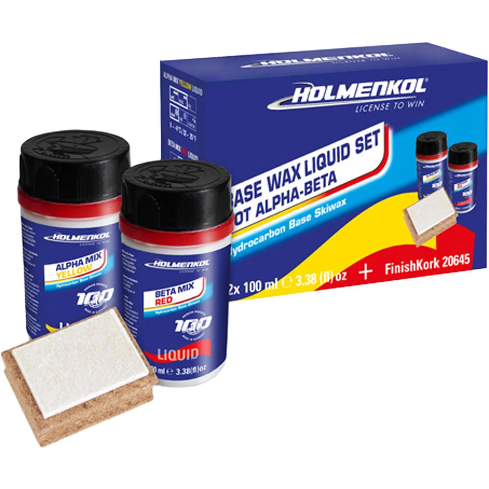 Holmenkol Basic Liquid Set hot Flüssigwachs für Langlaufski